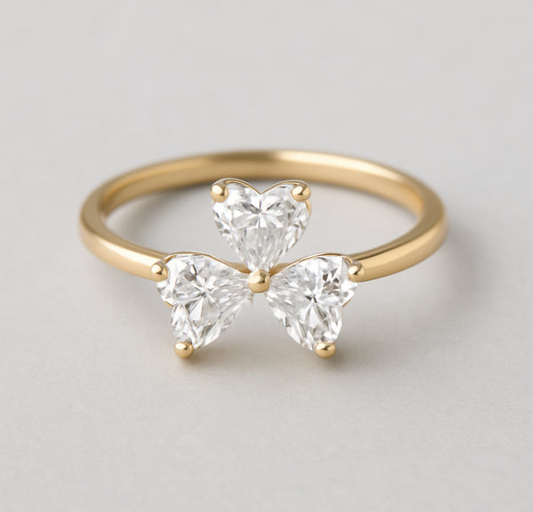 Clover Ring (Three - Stone)